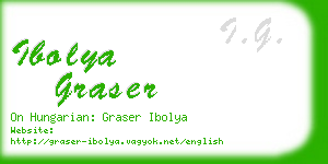 ibolya graser business card